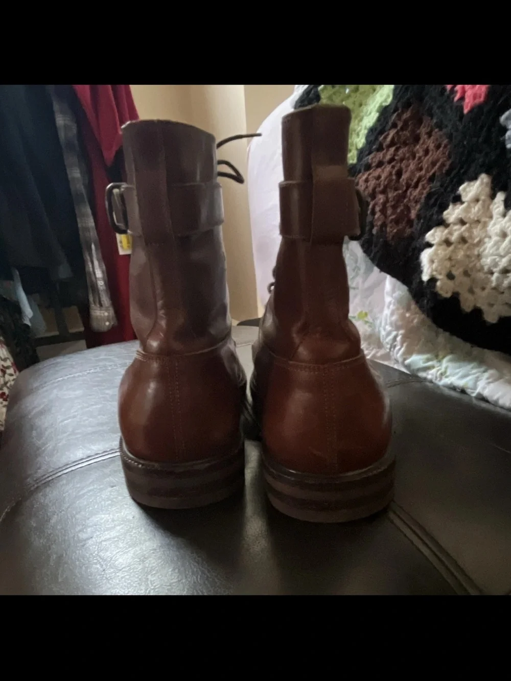 Fratelli Rossetti Chestnut Brown Leather Lace-Up Ankle Boots
